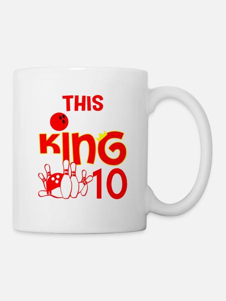This Bowling King Is 10 Years Old - Mug - white