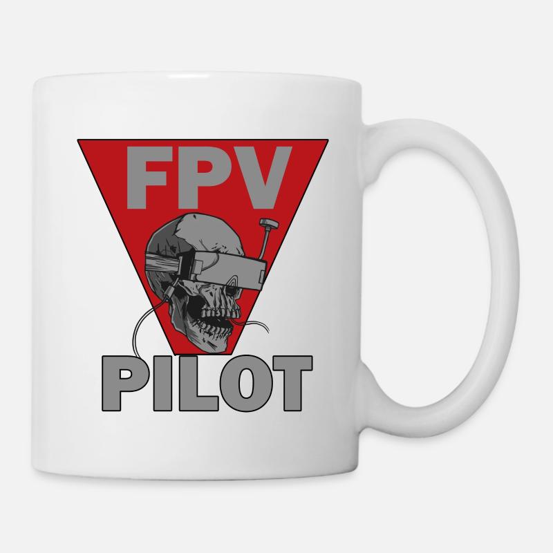 Pilote FPV idée cadeau pilote drone - Mug blanc - blanc