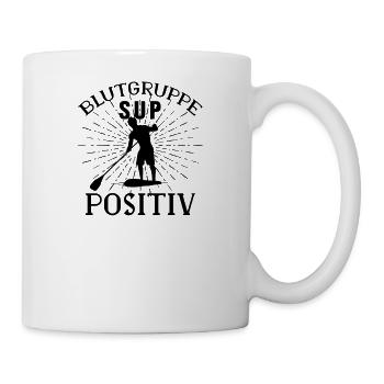 SUP Surfer Stand Up Paddle Surfing Blutgruppe sup - Tasse - Weiß - Rechts