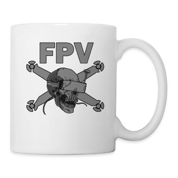 FPV gift idea drone pilot - Mug - white - Right