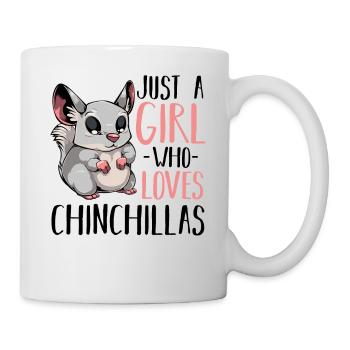 Chinchilla - Tasse - Weiß - Rechts