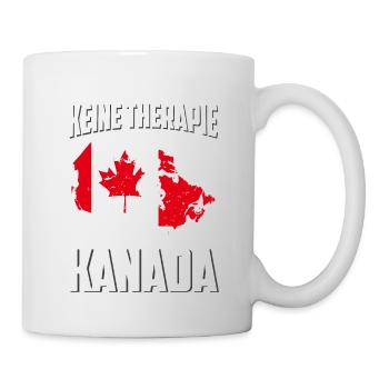 Canada flag no therapy saying gift - Mug - white - Right