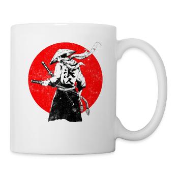 Japanese warrior samurai - Mug - white - Right