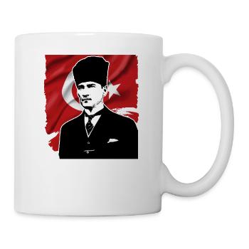 Mustafa Kemal Ataturk father of Turkey - Mug - white - Right