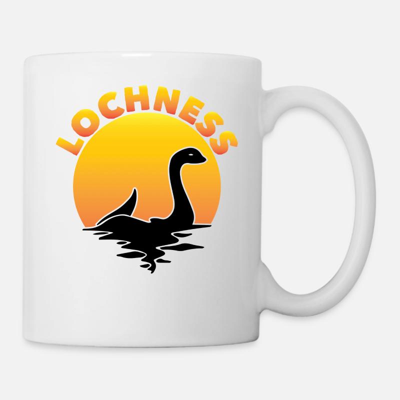 Lochness Nessie Scotland - Mug - white