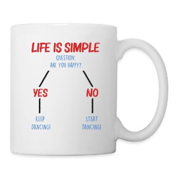 Good luck dancing - Mug - white - Right