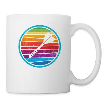 Jeu de fléchettes coloré jeu Hobby Club Nouveau - Mug blanc - blanc - Droite