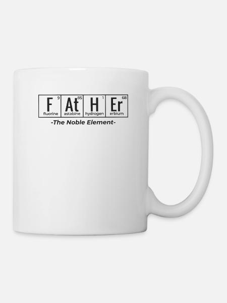 Mein Vater sein Geschenk I Für Papa zum Vatertag - Tasse - Weiß