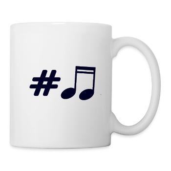 Music - Music Note - Mug - white - Right