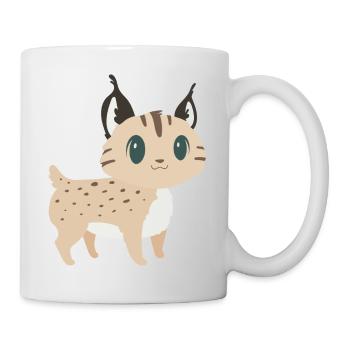 Süßer Luchs - Tasse - Weiß - Rechts
