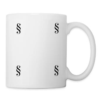 Avocat de paragraphe de loi cadeau - Mug blanc - blanc - Droite