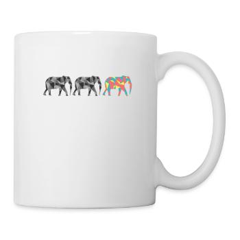 Sois différent - Mug blanc - blanc - Droite
