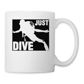 Just Dive Diver - Tasse - Weiß - Rechts