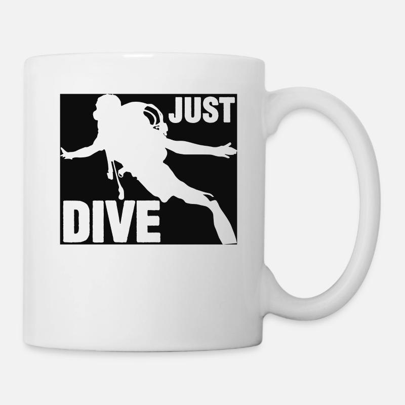 Just Dive Diver - Tasse - Weiß