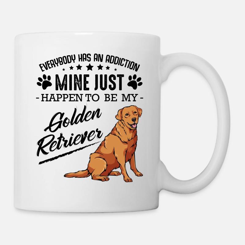 Golden Retriever - Tasse - Weiß