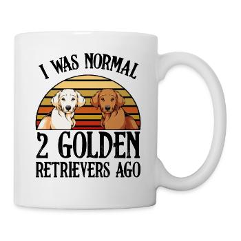 Golden Retriever - Tasse - Weiß - Rechts