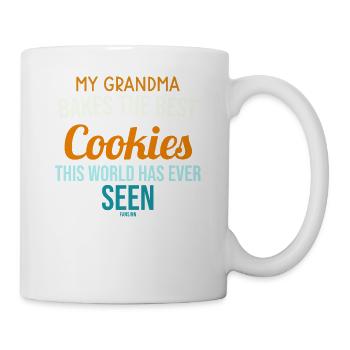 Cookies de grand-mère cuire des cookies - Mug blanc - blanc - Droite
