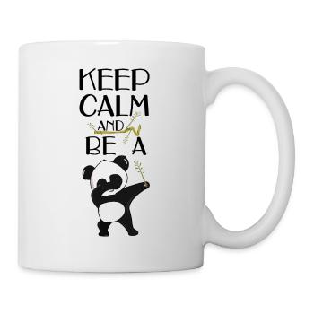 Pandabär Dabbend - Dabbing Panda Spruch - Tasse - Weiß - Rechts
