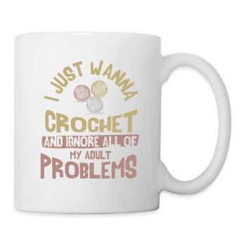 Crochet is LIFE - Mug - white - Right