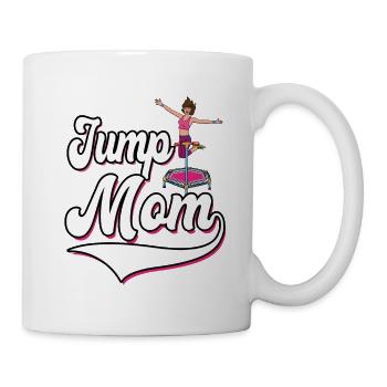 Saut mère maman trampoline sport - Mug blanc - blanc - Droite