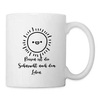 Reisen - Tasse - Weiß - Rechts