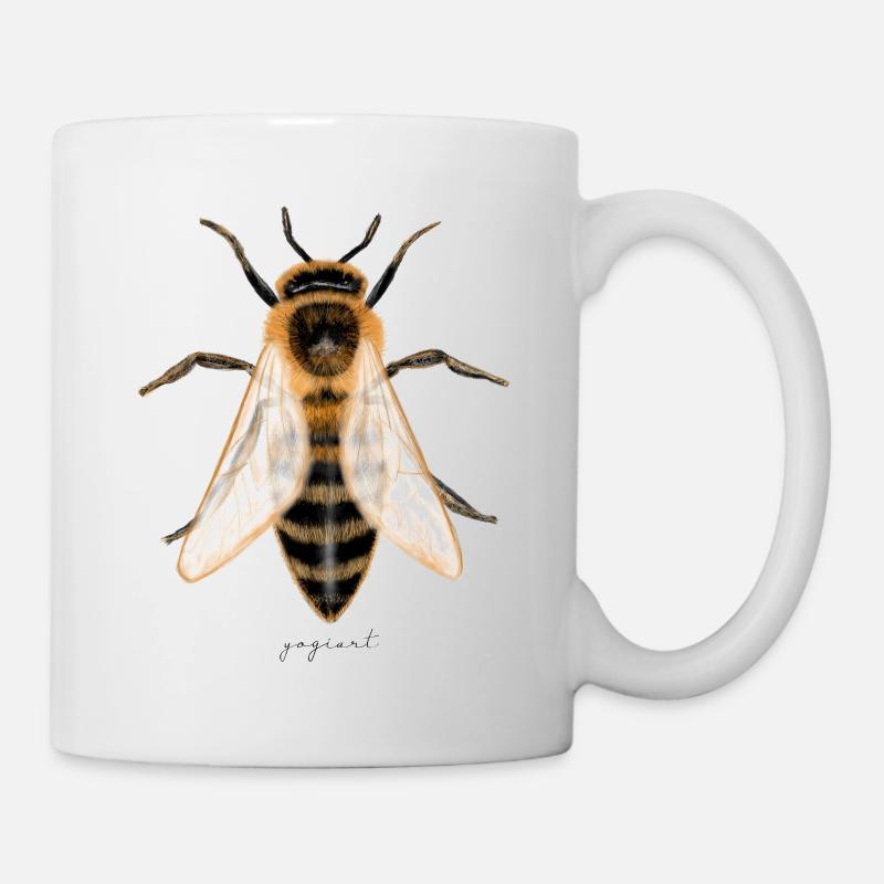 abeille - Mug blanc - blanc