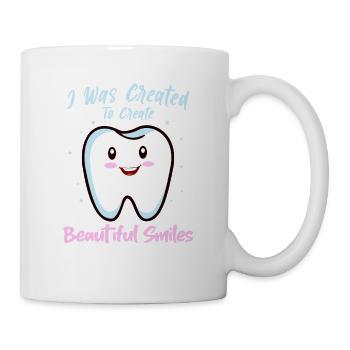 Funny saying for dentists and orthodontists - Mug - white - Right