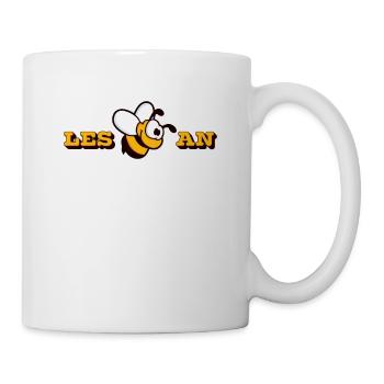Les abeille un drôle dire lesbiennes femmes - Mug blanc - blanc - Droite