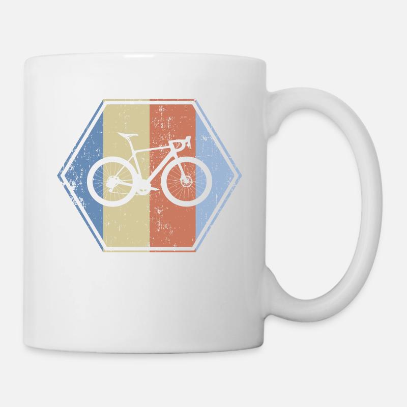 Fahrrad - Tasse - Weiß