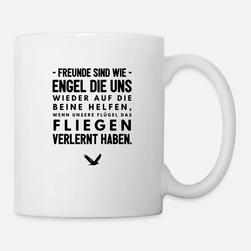 Freunde Freundschaft - Tasse - Weiß