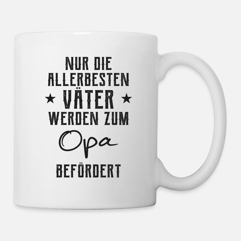 Papa Vater Opa Vatertag Geschenk Vatertagsgeschenk - Tasse - Weiß