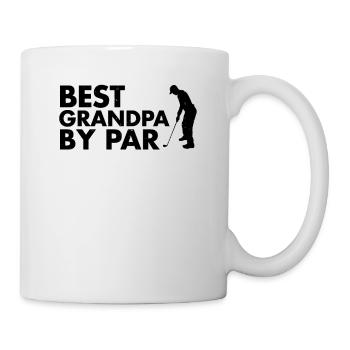 Golfgeschenk Bester Opa von Par Golfer - Tasse - Weiß - Rechts