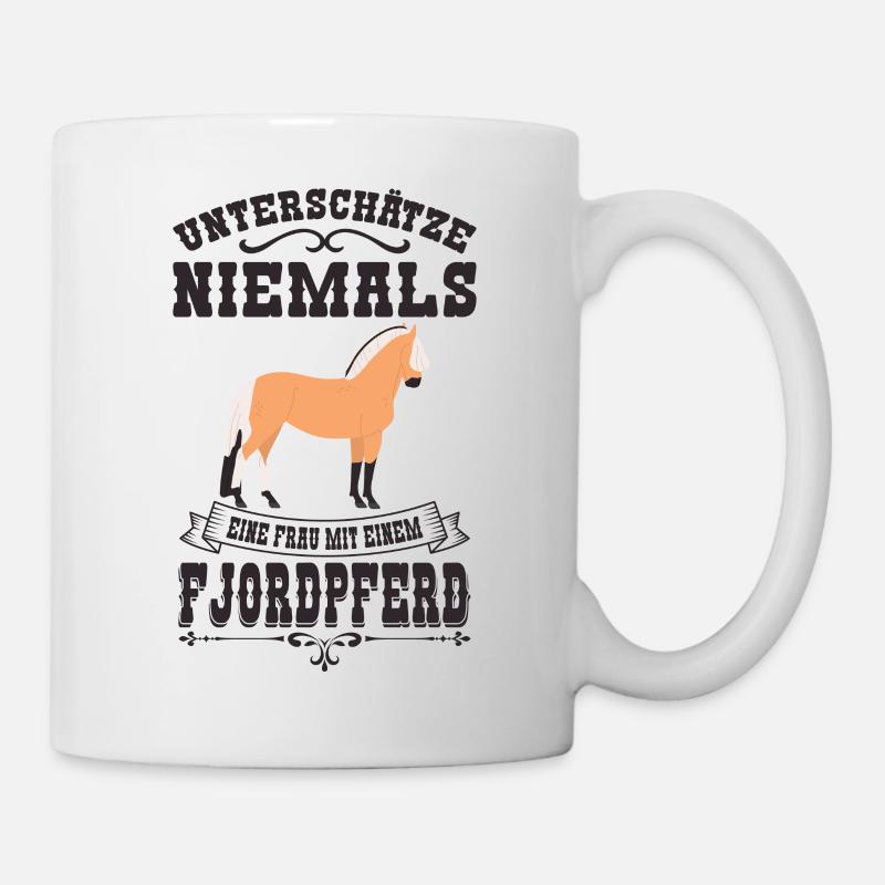 Fjordpferd - Tasse - Weiß