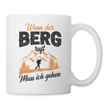 Wandern - Tasse - Weiß - Rechts