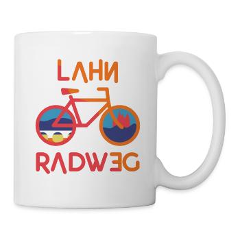 Lahntal-Radweg - Tasse - Weiß - Rechts