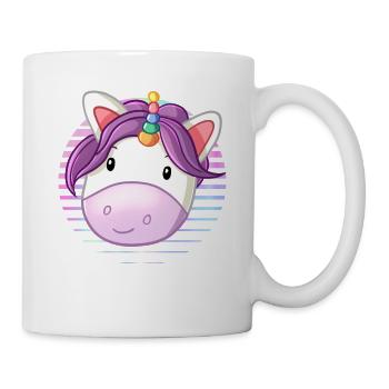 Cute unicorn picture - Mug - white - Right