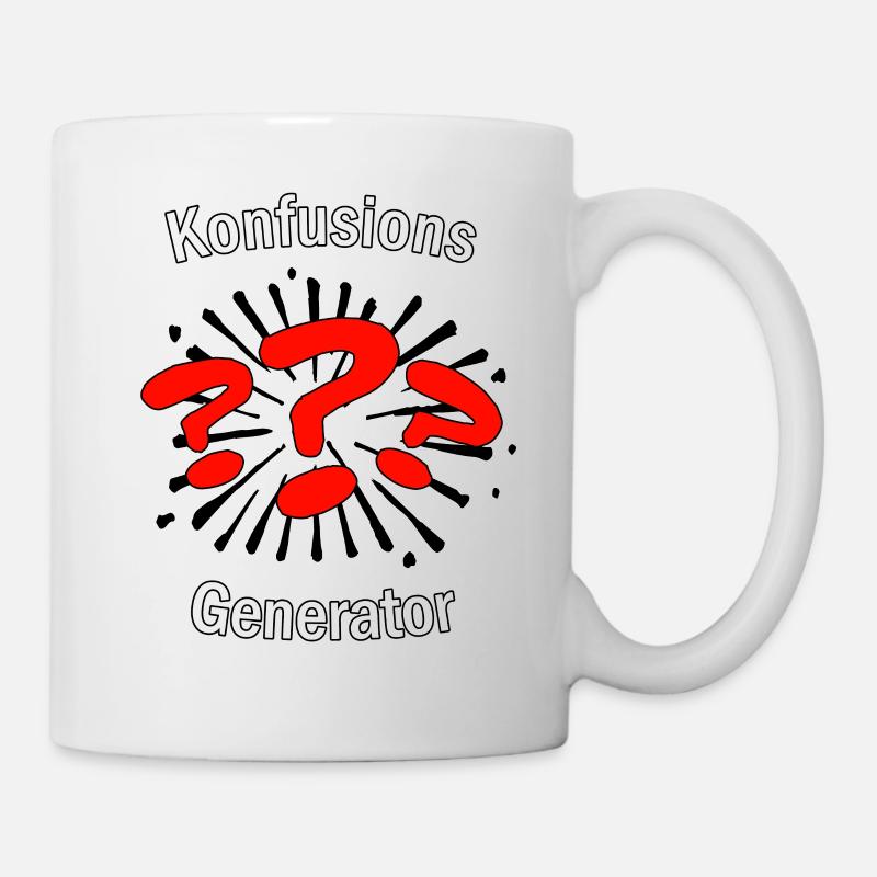 Konfusionsgenerator - Stifte Verwirrung - Tasse - Weiß