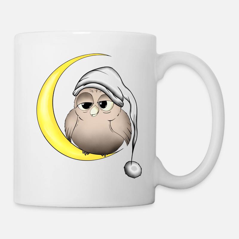 Eule - Tasse - Weiß
