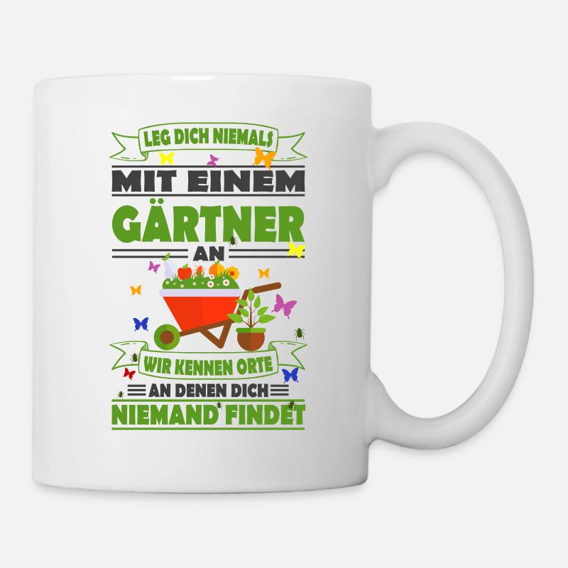 Gärtner - Tasse - Weiß