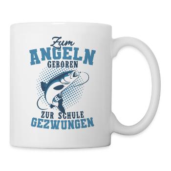 Angler - Tasse - Weiß - Rechts