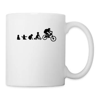 Baby Downhill Evolution I Freeride gift idea - Mug - white - Right