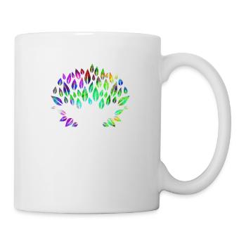 Hands tree psychedelic - Mug - white - Right