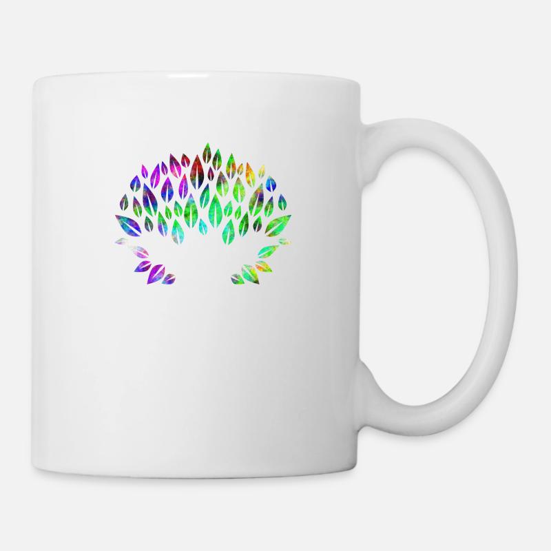 Arbre à mains psychédélique - Mug blanc - blanc