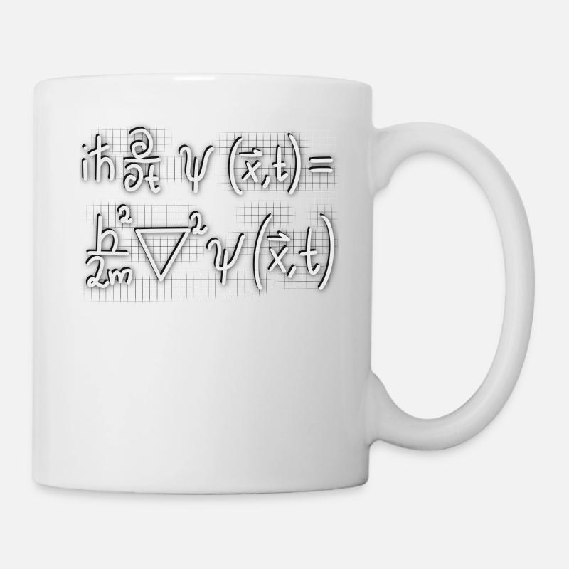 Physique Schrödinger Équation Mécanique quantique - Mug blanc - blanc