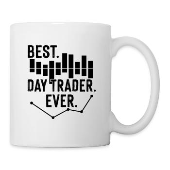 Best Day Trader Day Ever Stock Forex Trading - Mug - white - Right
