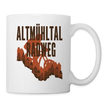 Altmühltal-Radweg - Bayern - Tasse - Weiß - Rechts