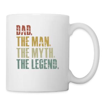 DAD THE MAN THE MYTH THE LEGEND VINTAGE - Tasse - Weiß - Rechts