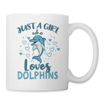 Dauphin - Mug blanc - blanc - Droite