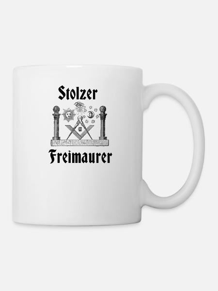 Stolzer Freimaurer - Tasse - Weiß