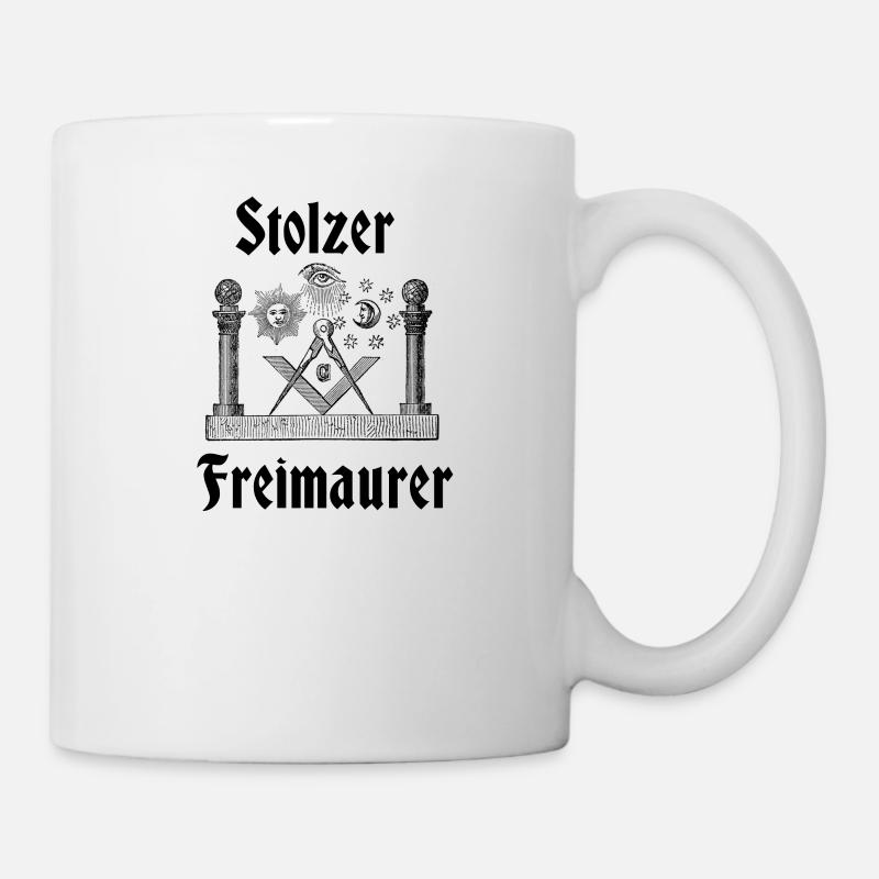 Stolzer Freimaurer - Tasse - Weiß